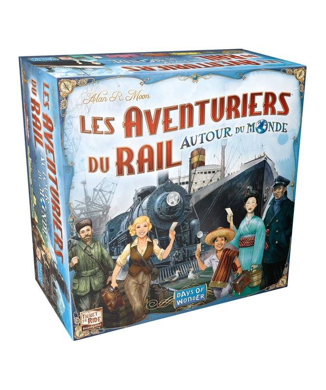 Les Aventuriers du Rail - Autour du Monde - J'en veux + - Baraka Jeux