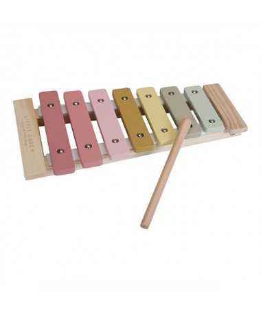 Xylophone en bois - rose