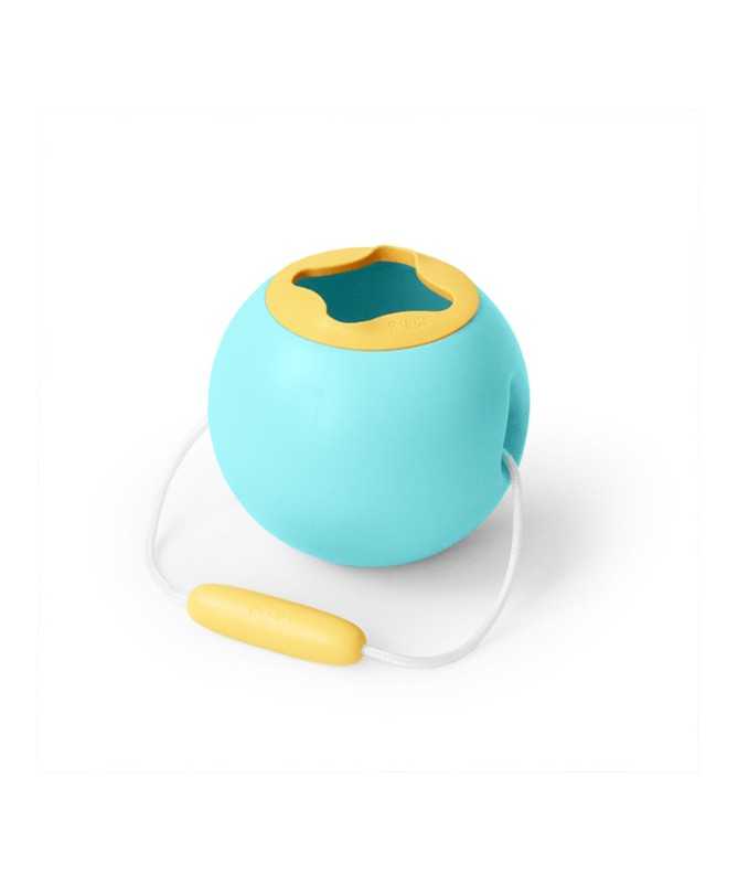Jouet de Plage - Seau ballon - Mini Ballo Bleu et Jaune - 16 cm - À  l'aventure - Baraka Jeux